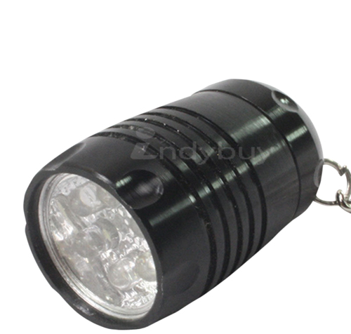 Mini 6 LED Aluminum Flashlight Flash light Torch